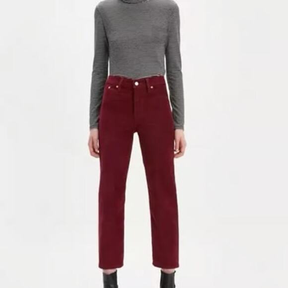 Levi's Wedgie Straight Corduroy Pants - Picture 4 of 5